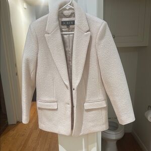 J. Crew Women's Elegant Cream Blazer